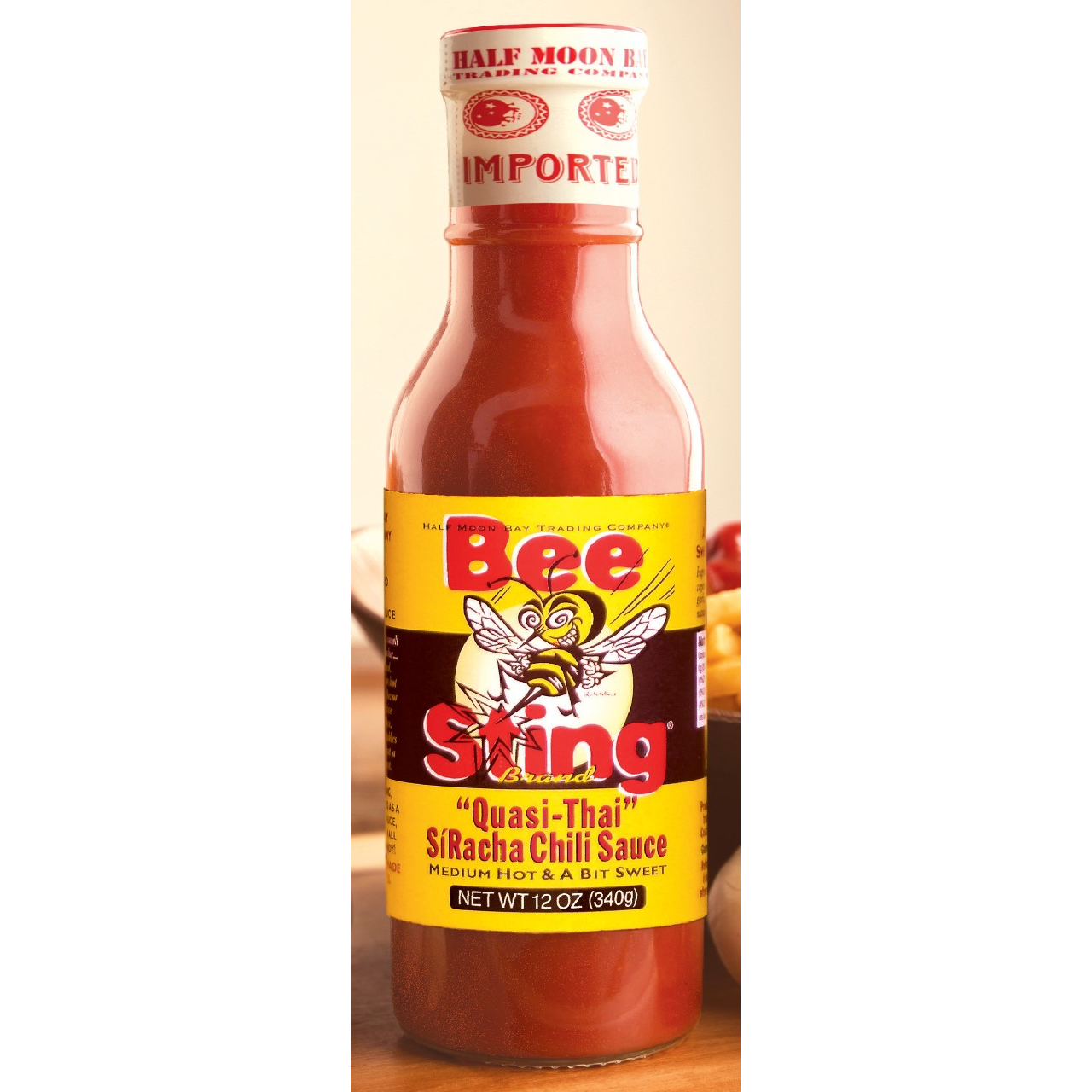 Bee Sting Quasi Thai Sriracha Chili Sauce 12 oz.