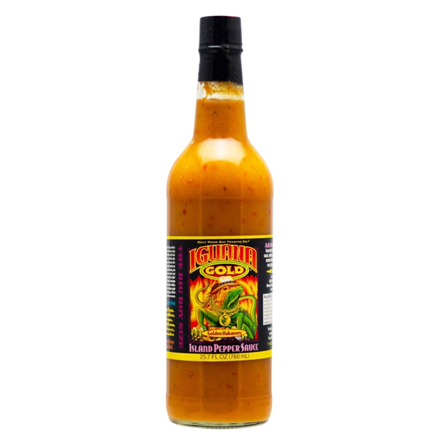 Iguana Gold Island Pepper Hot Sauce 25.7 oz.