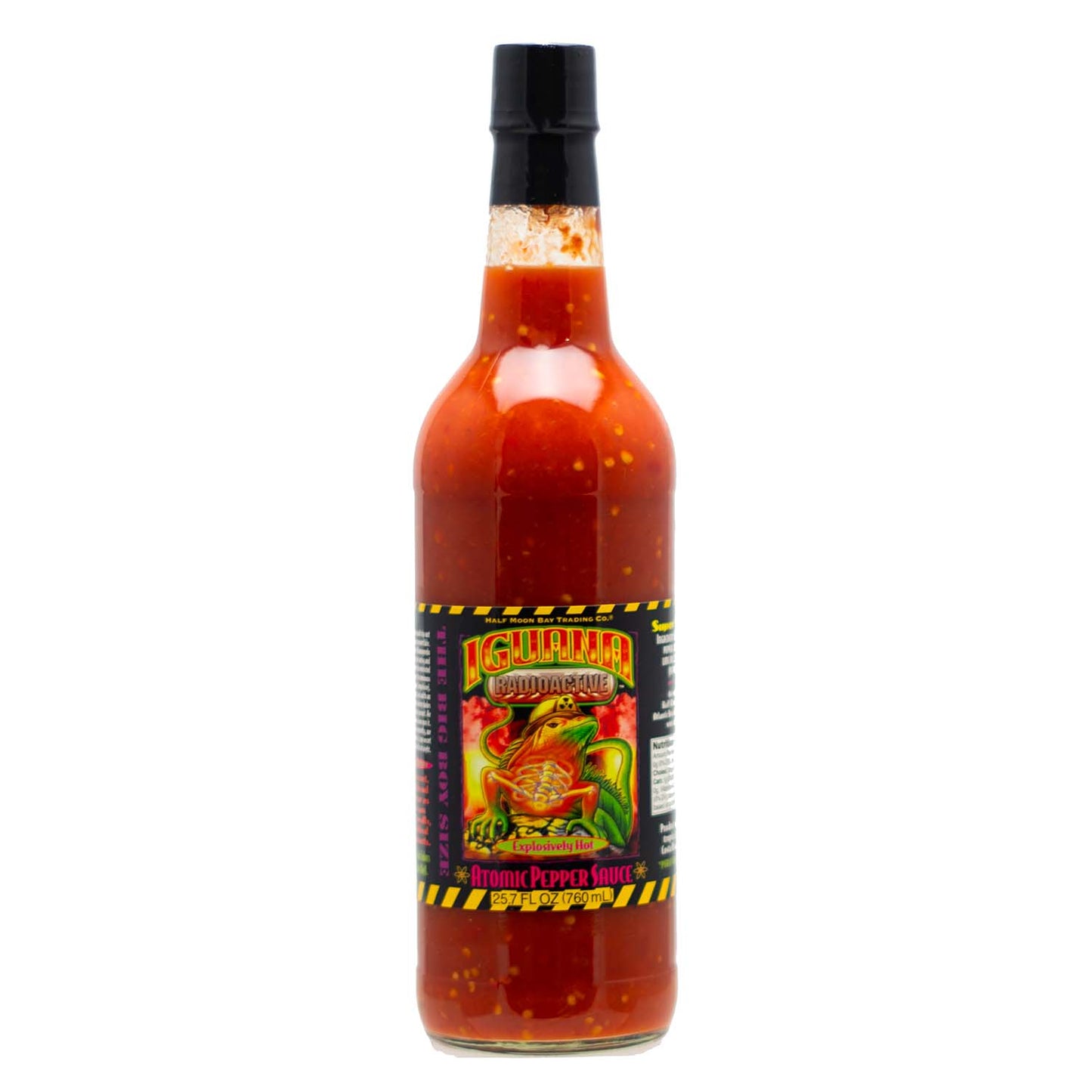 Iguana Radioactive Atomic Pepper Hot Sauce 25.7 oz.
