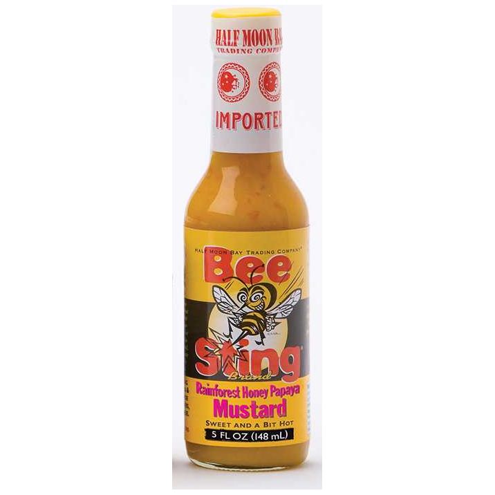 Bee Sting Rainforest Honey Mustard Hot Sauce 5 oz.
